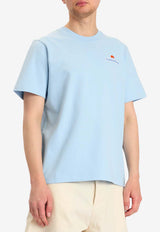Casablanca Montagne Patch Crewneck T-shirt Light Blue MPF25JTS00107_BLUE