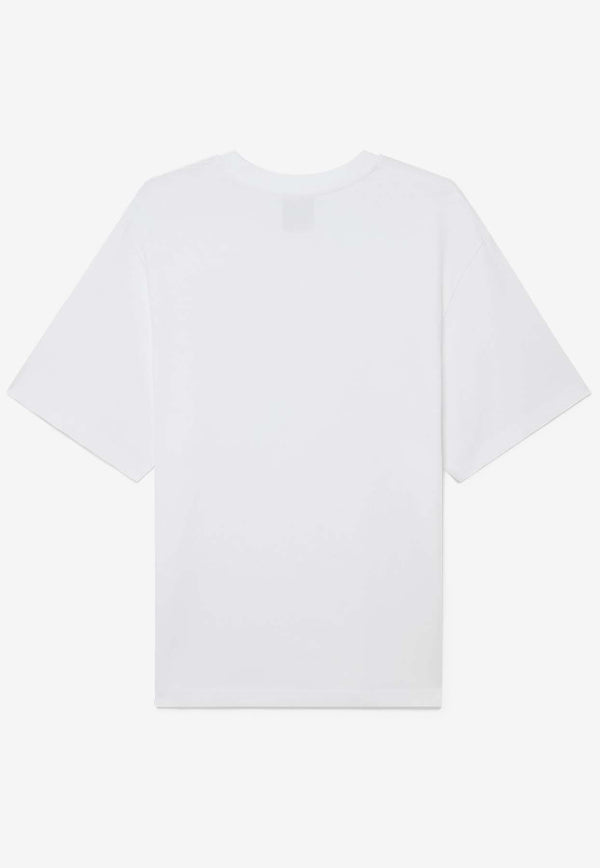 Casablanca Montagne Sportif Crewneck T-shirt White MPF25JTS04404_WHITE