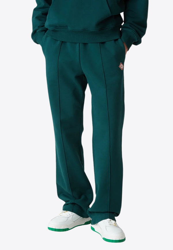 Casablanca Jacquard Monogram Straight-Leg Track Pants Green MPS25-JTR-051-01_GREEN