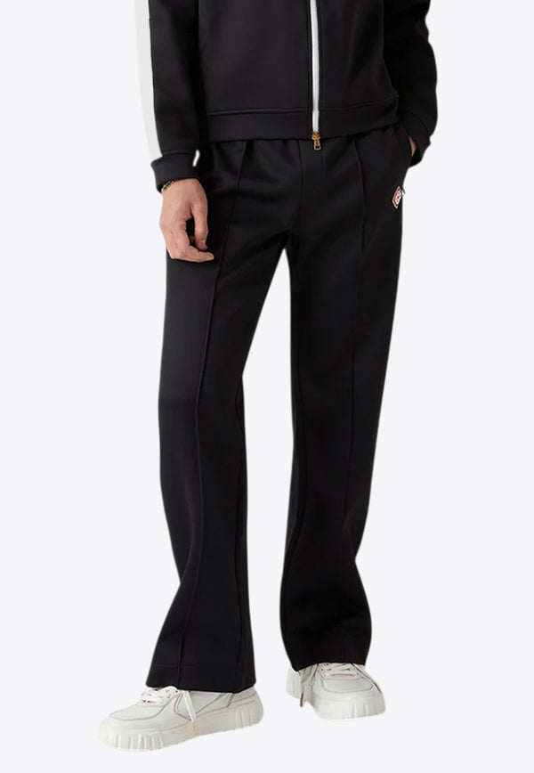Casablanca Scuba Logo Patch Track Pants Black MPS25-JTR-226-01_BLACK