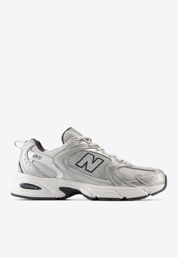 New Balance 530 Low-Top Sneakers in Gray Matter with Silver Metallic
 Gray MR530LG
