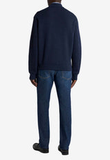 Etro Arnica Jacquard Bomber Jacket Navy MRBA0016-99JJD14 S8460