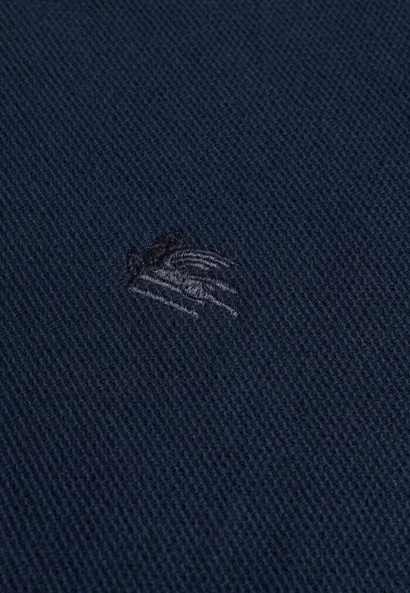 Etro Pegaso Embroidered Bomber Jacket Navy MRBA0016-AJ271 B3681