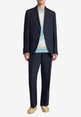 Etro Roma Linen Blazer MRCA0006-AU076 B0665 Navy