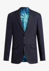 Etro Roma Linen Blazer MRCA0006-AU076 B0665 Navy