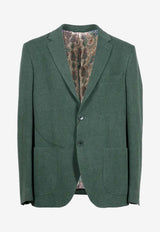 Etro Roma Single-Breasted Blazer Green MRCB0005-99JA502 V1036