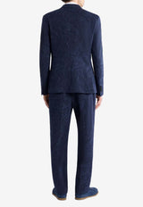 Etro Paisley Jacquard Single-Breasted Jacket Navy MRCB0005-99JAE01 X0883