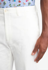 Etro Straight Tailored Pants MREA0005-99TJ584 W0800 White