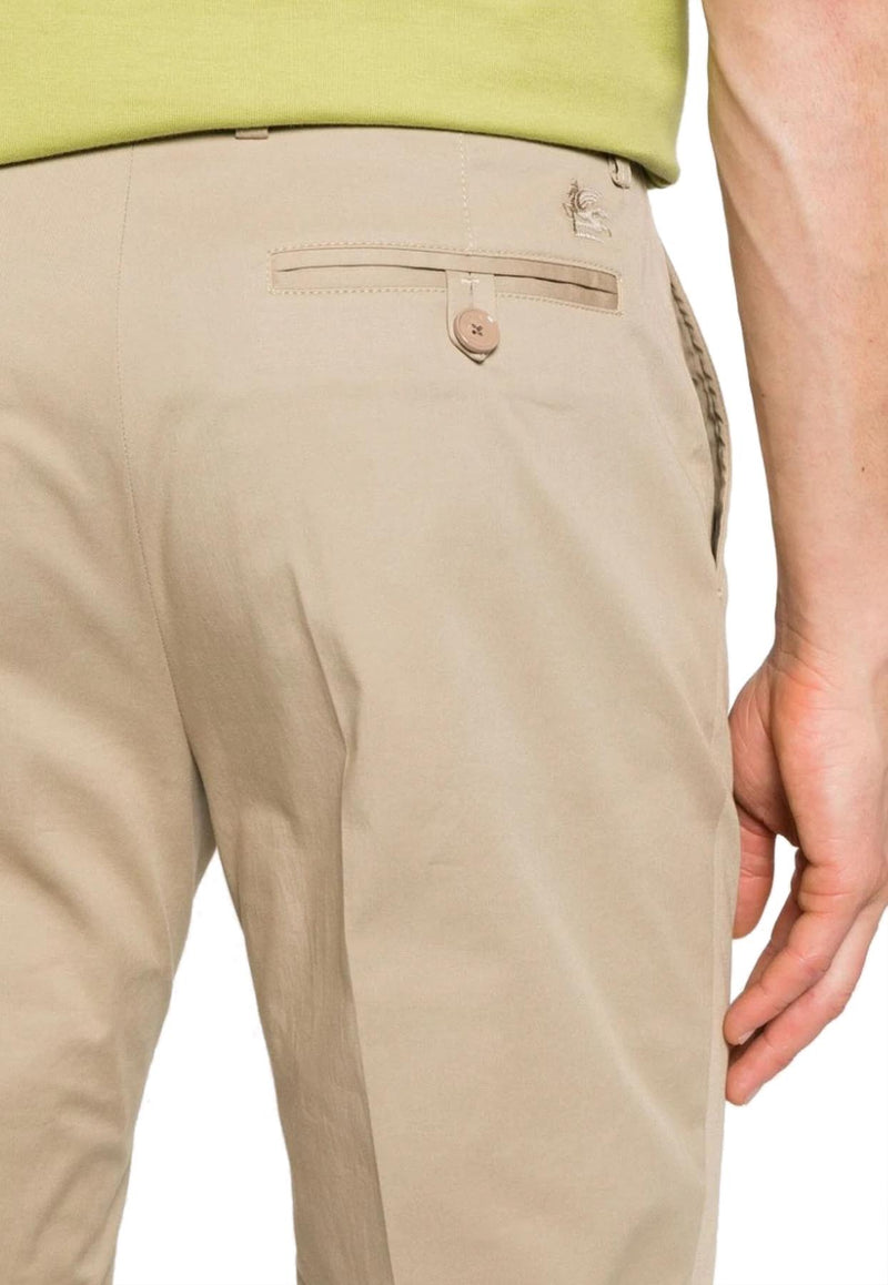Etro Straight Tailored Pants MREA0005-99TUEA6 M0528 Beige