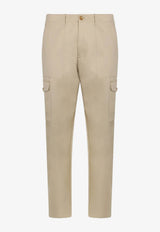 Etro Pegaso Embroidered Cargo Pants Beige MRED0025-99TU5N2 M0122