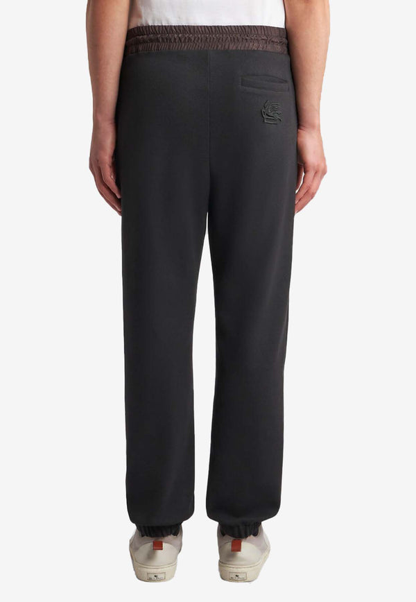 Etro Logo Embroidered Track Pants Black MREE000799JUE01N0000BLACK