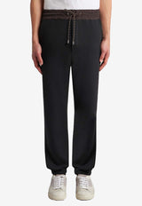 Etro Logo Embroidered Track Pants Black MREE000799JUE01N0000BLACK