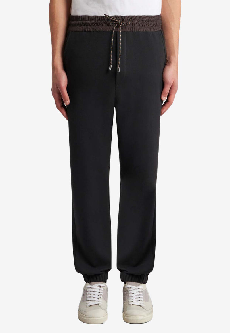 Etro Logo Embroidered Track Pants Black MREE000799JUE01N0000BLACK