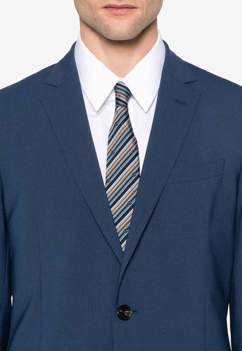 Etro Single-Breasted Tailored Suit MRGB0001-99TU2I7 B0065 Blue