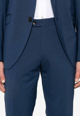 Etro Single-Breasted Tailored Suit MRGB0001-99TU2I7 B0065 Blue