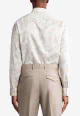 Etro Maxi Flower Paisley Shirt MRIB0001-99SA5F2 X0830 Gray