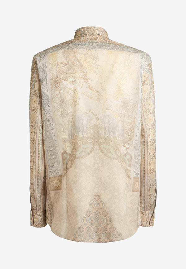 Etro Paisley Print Long-Sleeved Shirt MRIB0001-99SP5A6 X0800 Multicolor