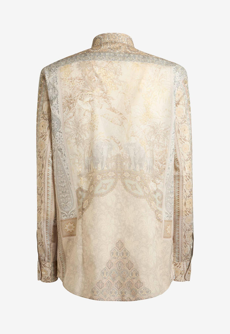 Etro Paisley Print Long-Sleeved Shirt MRIB0001-99SP5A6 X0800 Multicolor