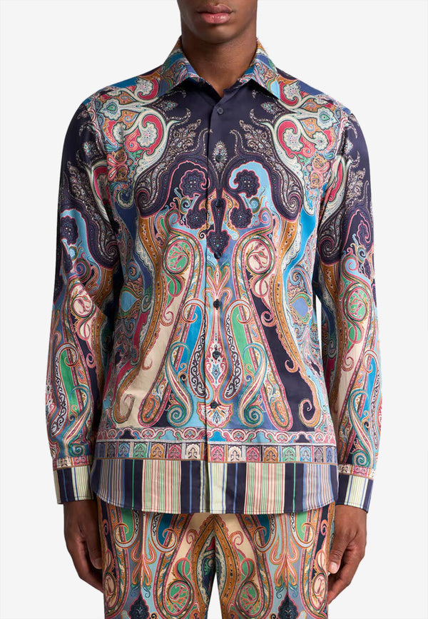 Etro Paisley Print Long-Sleeved Shirt Multicolor MRIB0001-99SP5D5 X0883