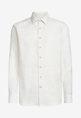 Etro Floral Jacquard Button-Up Shirt White MRIB0001-99TJEG3 W0800