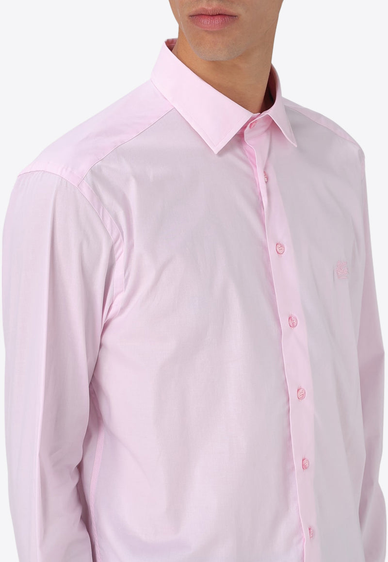 Etro Logo Long-Sleeved Shirt MRIB0002-AV607 F0043 Pink