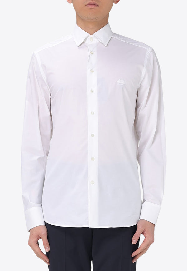 Etro Logo Long-Sleeved Shirt MRIB0002-AV607 W0800 White