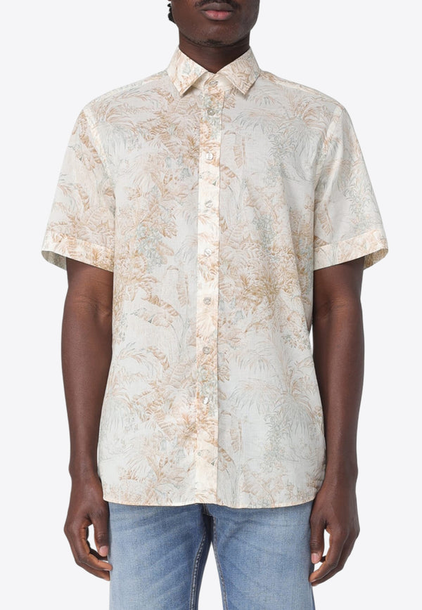 Etro Paisley Pattern Short-Sleeved Shirt MRIB0003-99SA5F5 X0820 Beige