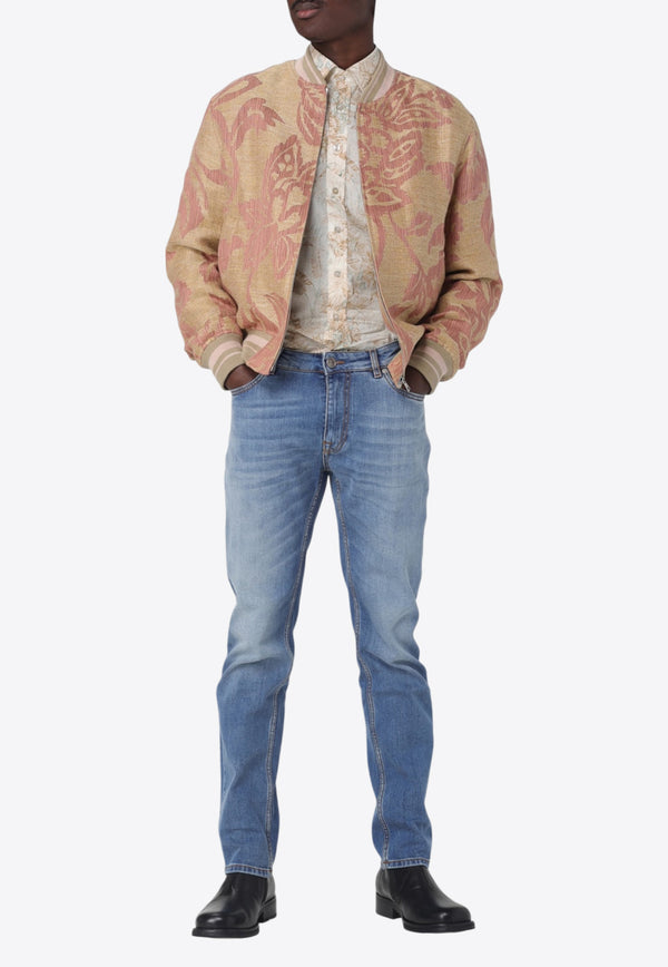 Etro Paisley Pattern Short-Sleeved Shirt MRIB0003-99SA5F5 X0820 Beige