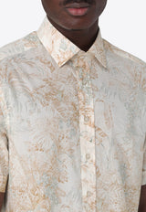 Etro Paisley Pattern Short-Sleeved Shirt MRIB0003-99SA5F5 X0820 Beige