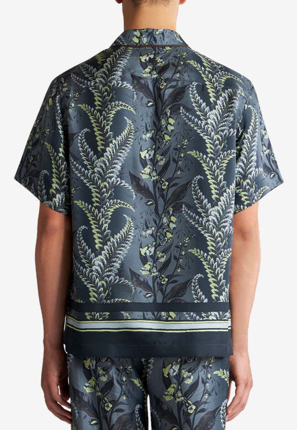 Etro Floral Print Silk Bowling Shirt MRIC0002AK217X0830MULTICOLOUR