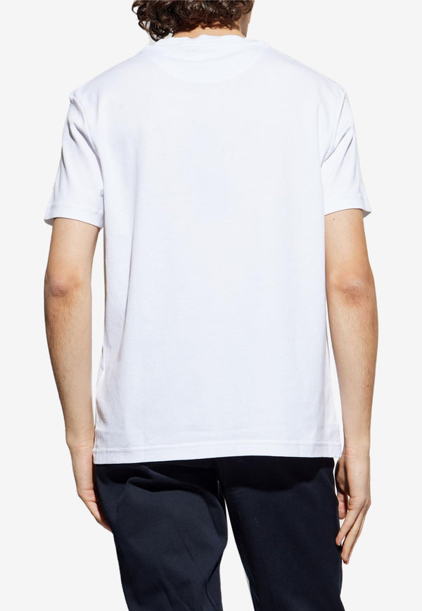 Etro Pegaso Patch Crewneck T-shirt White MRMA0002-AK977 X0800