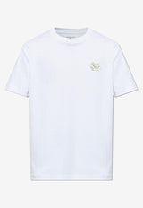 Etro Pegaso Patch Crewneck T-shirt White MRMA0002-AK977 X0800
