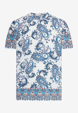 Etro Paisley Print Crewneck T-shirt Multicolor MRMA0002-AKG39 X0800