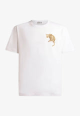 Etro Leopard Print T-shirt White MRMA0002-AR465 W0001