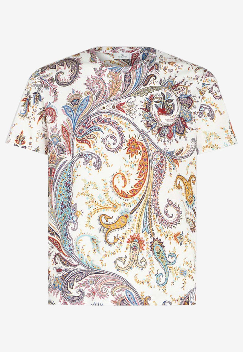 Etro Paisley Print Short-Sleeved T-shirt MRMA0002AJ054X0800MULTICOLOUR