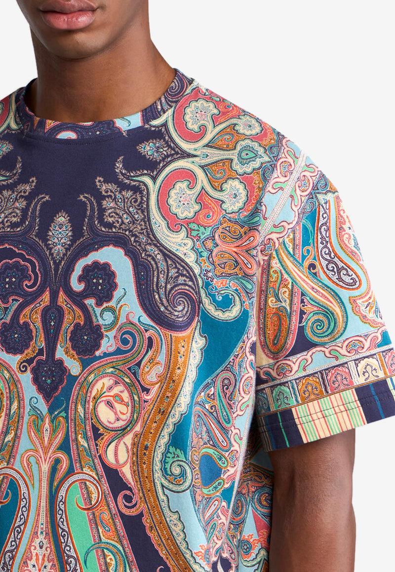 Etro Paisley Print T-shirt Multicolor MRMA0022-AJ282 X0883
