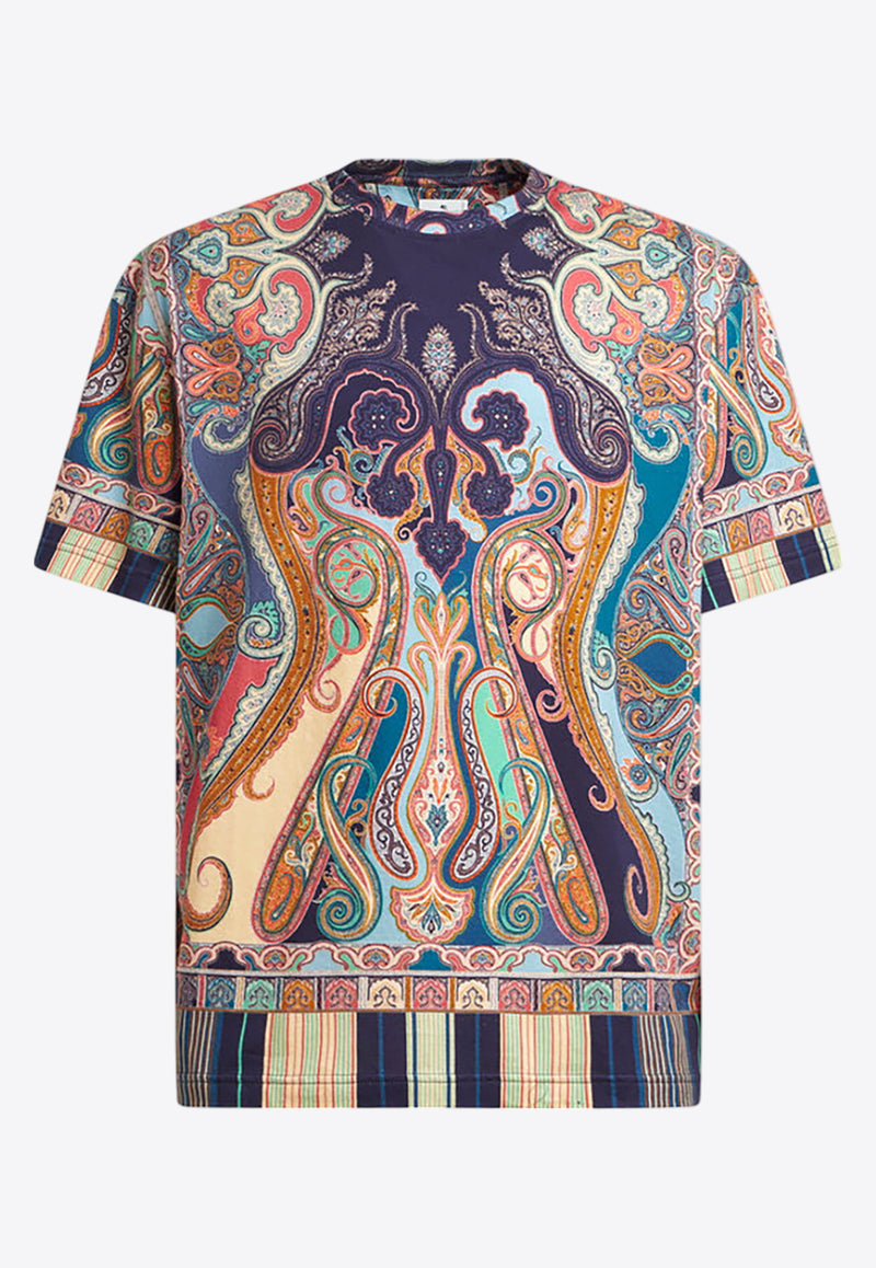 Etro Paisley Print T-shirt Multicolor MRMA0022-AJ282 X0883