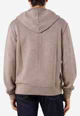 Etro Paisley Jacquard Zip-Up Hooded Sweatshirt Beige MRMB0025-99JJD14 S8461