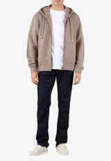 Etro Paisley Jacquard Zip-Up Hooded Sweatshirt Beige MRMB0025-99JJD14 S8461