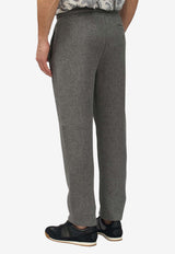 Etro Paisley Jacquard Track Pants Gray MRMC0004-99JJD14 S8462