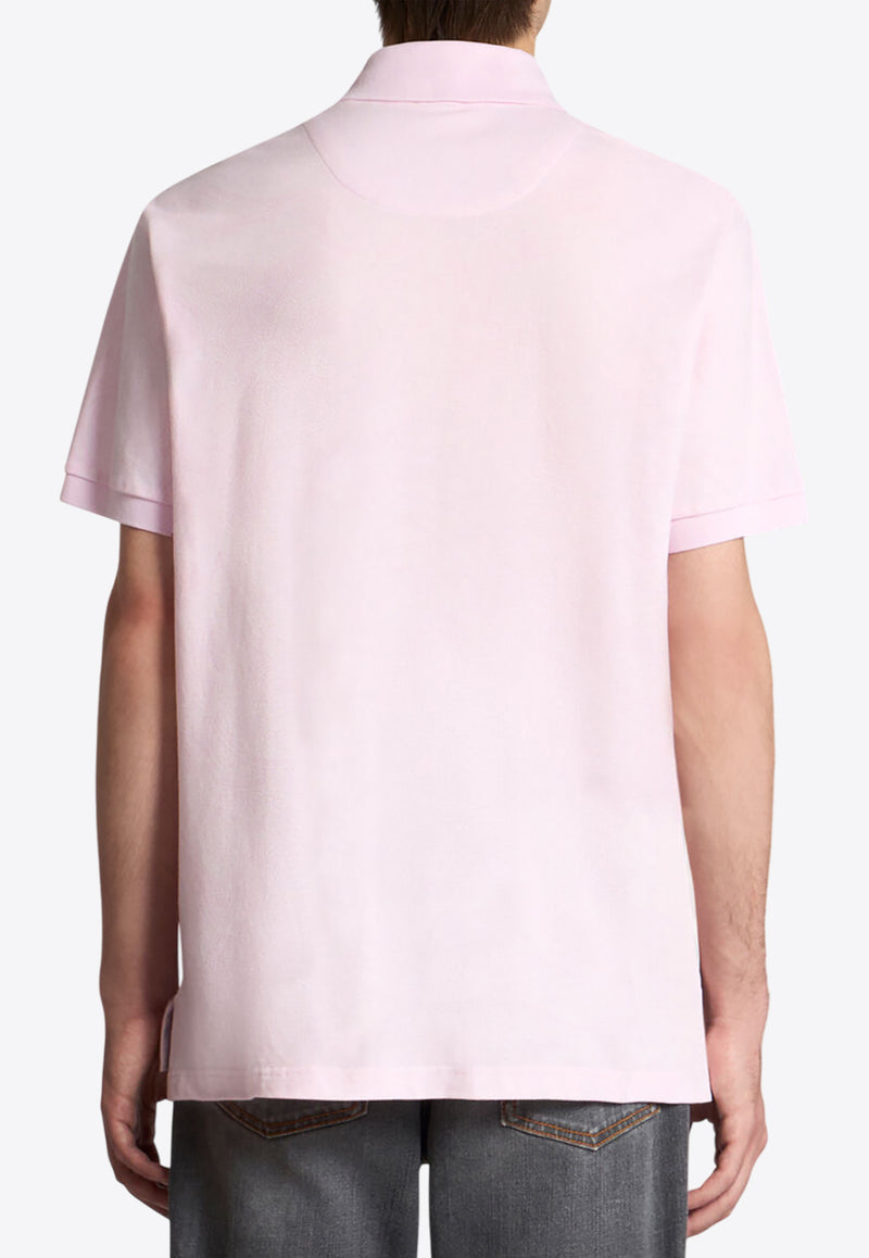 Etro Pegaso Embroidered Polo T-shirt Pink MRMD0004-AJ234 X0871