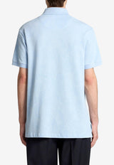 Etro Paisley Jacquard Polo T-shirt Light Blue MRMD0004-AJ234 X0881