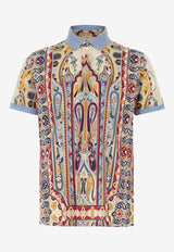 Etro Paisley Print Polo T-shirt Multicolor MRMD0004-AJ280 X0880