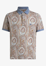 Etro Paisley Print Polo T-shirt Multicolor MRMD0004-AKF79 X0830
