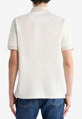 Etro Arnica Jacquard Polo T-shirt White MRMD0004-AKF84 X0800