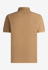 Etro Pegaso Embroidered Polo T-shirt Beige MRMD0005-AC274 M2899