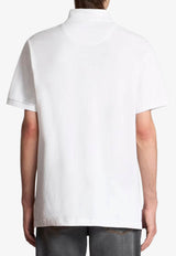 Etro Pegaso Embroidered Polo T-shirt White MRMD0005-AC274 W0800