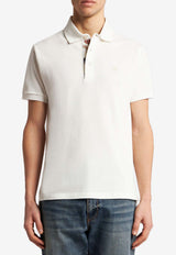 Etro Pegaso Embroidered Polo T-shirt White MRMD0005AC259W0001WHITE