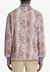 Etro Paisley Print Long-Sleeved Polo T-shirt Multicolor MRMD0013-AV912 X0830