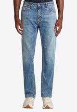 Etro Straight-Leg High-Rise Jeans Blue MRNB0004-AD277 S9252